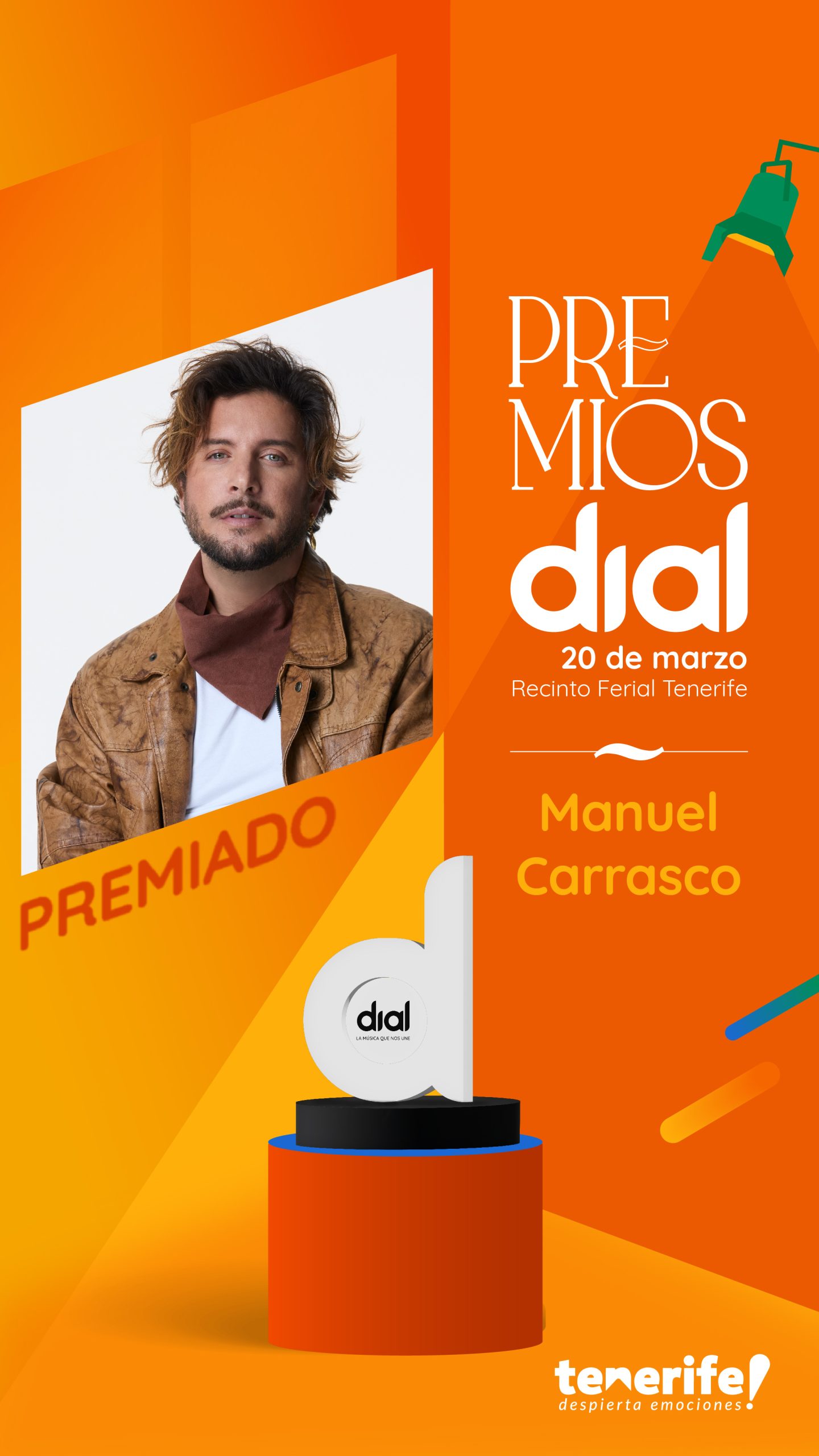 Manuel Carrasco, premiado