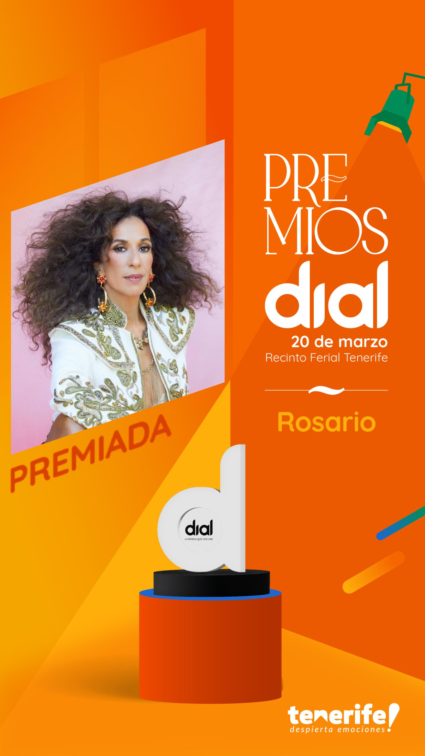 Rosario Flores, premiada