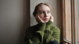 Blue Monday chica triste