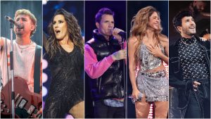 Malú, Dani Martín, Shakira, Dani Fernández y Sebastián Yatra