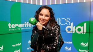 Chenoa en la rueda de prensa de Premios Dial Tenerife