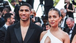 Achraf Hakimi e Hiba Abouk
