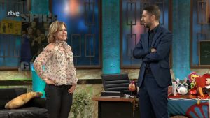 Almudena Ariza y David Broncano