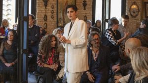 Alba Flores en el rodaje de 'Flores para Antonio'