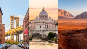 Nueva York, Vaticano y Jordania
