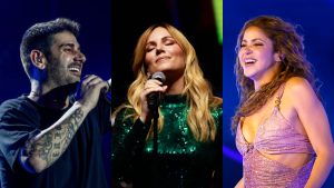 Melendi, Edurne y Shakira