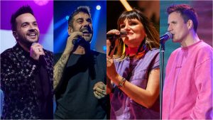 Luis Fonsi, Rozalén, Melendi y Dani Martín