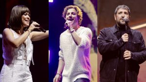 Vanesa Martín, Manuel Carrasco y Antonio Orozco