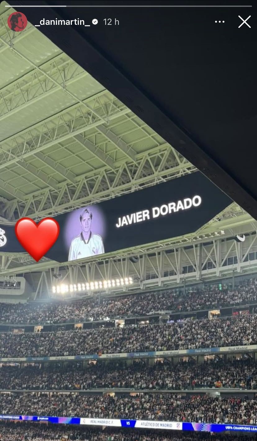 Dani Martín en el Santiago Bernabéu