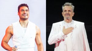 Carlos Rivera y Miguel Bosé