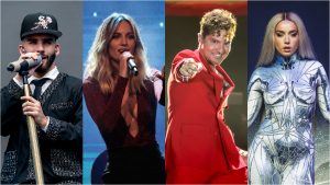 Manuel Turizo, Lola Índigo, Edurne y David Bisbal