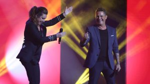 Alejandro Sanz y Niña Pastori