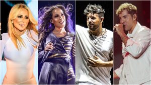 Marta Sánchez, Malú, Pablo López y David Bisbal