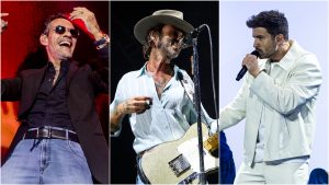 Marc Anthony, Leiva y Pablo Alborán