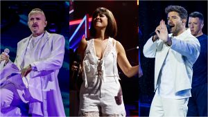 Miguel Bosé, Vanesa Martín y Pablo Alborán