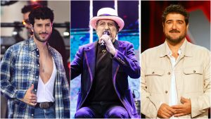 Sebastián Yatra, Joaquín Sabina y Antonio Orozco