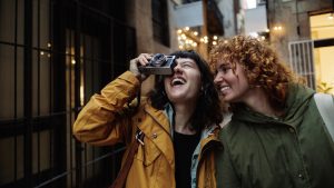 Turistas de vacaciones