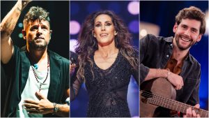 Pablo López, Malú y Álvaro Soler