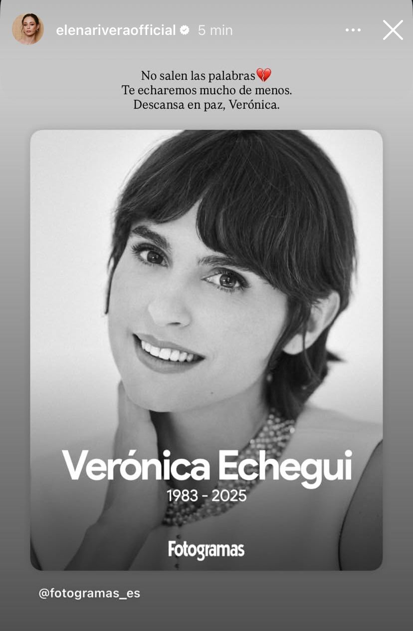 Historia de Instagram de Elena Rivera