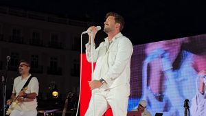Pablo Alborán en la Puerta del Sol