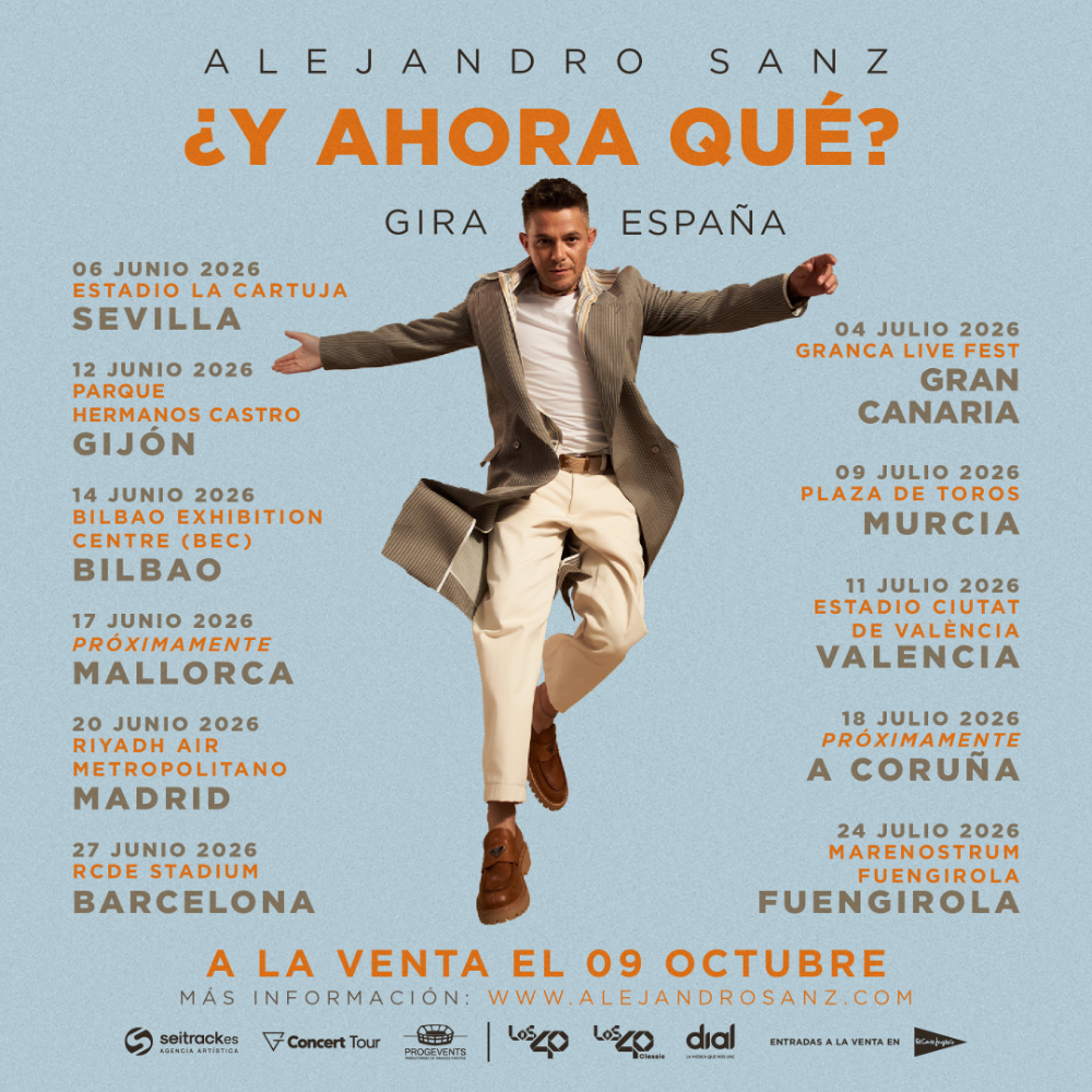 Gira '¿Y ahora qué?' Alejandro Sanz por España