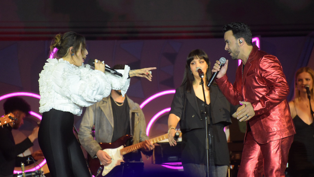 Luis fonsi y Malú amistad