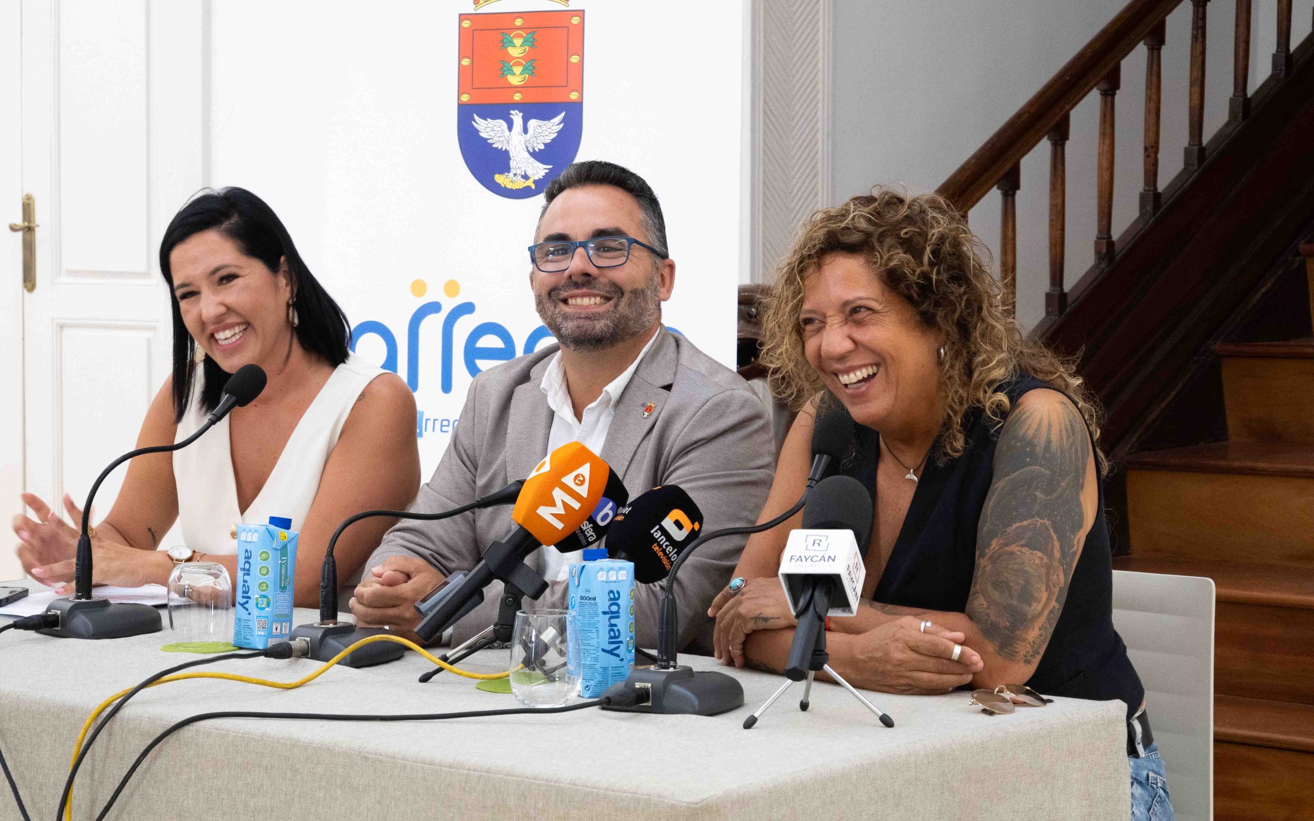 Rosana en la rueda de prensa