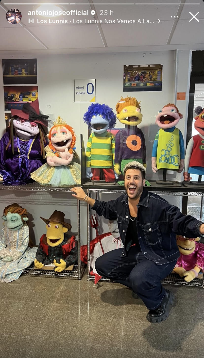 Antonio José con los Lunnis