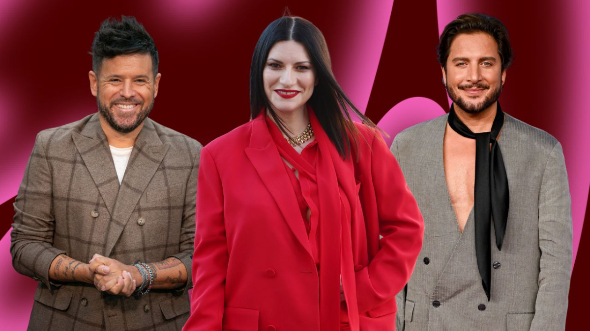 Pablo López, Laura Pausini y Manuel Carrasco