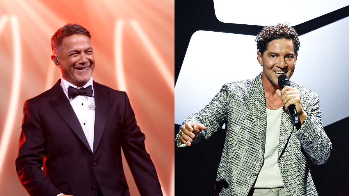 David Bisbal y Alejandro Sanz