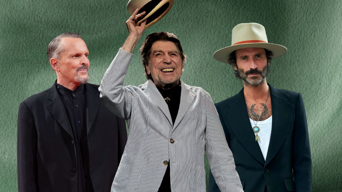 Miguel Bosé, Joaquín Sabina y Leiva