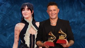 Alejandro Sanz y Aitana en los Latin Grammy