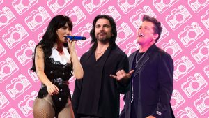 Aitana, Juanes y Carlos Vives