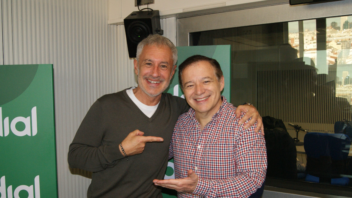 Sergio Dalma junto a Rafa Cano en Dial Tal Cual
