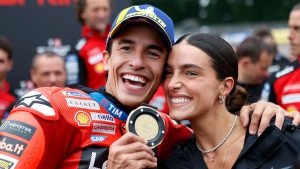 Marc Márquez y Gemma Pinto