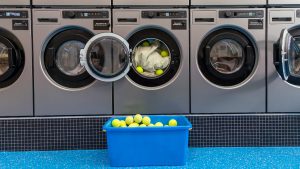 Pelotas tenis lavadora