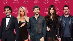 David Bisbal, Ana Mena, Álvaro Soler, Vanesa Martín y Álex Ubago