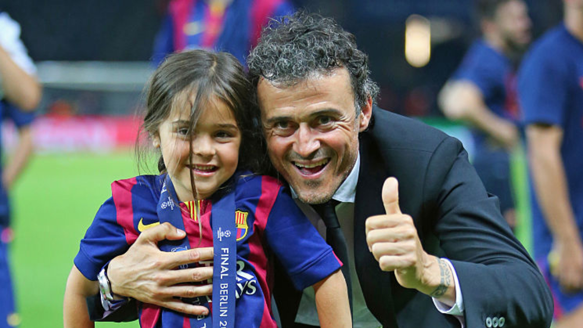 Xana Martínez y Luis Enrique