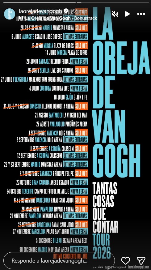 Instagram La Oreja De Van Gogh