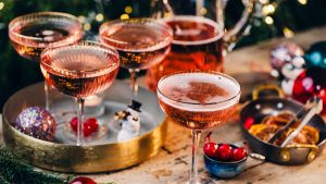 Cócteles navideños