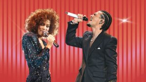 Whitney Houston y Abraham Mateo