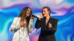 Malú y Abraham Mateo