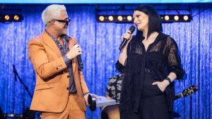 Alejandro Sanz y Laura Pausini