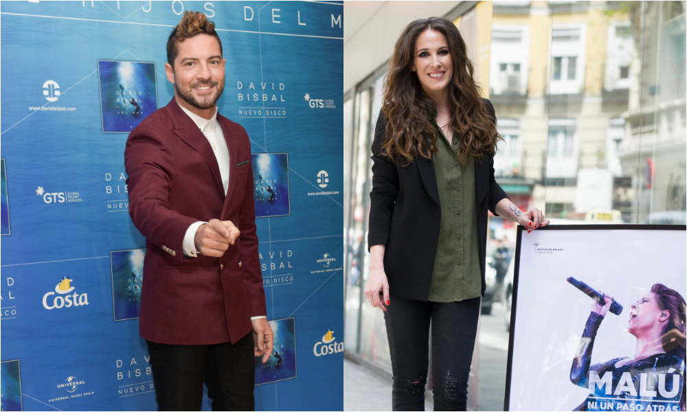 David Bisbal y Malú en 2016