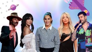 artistas en el espacio