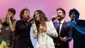 Dani Fernández, David Bisbal, Malú, Pablo Alborán y Melendi