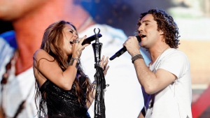 David Bisbal y Miley Cyrus