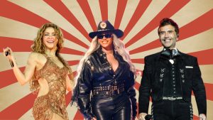 Shakira, Beyoncé y Alejandro Fernández