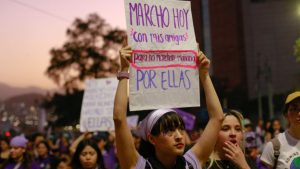 Cartel pancarta manifestación 8M Día de la Mujer