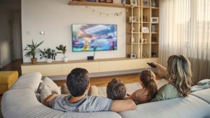 Viendo series en familia